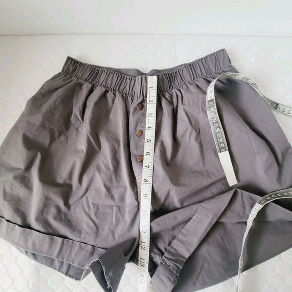 Intimately Free People Sunday Morning Lounge Shorts Size M Gray - Picture 4 of 11